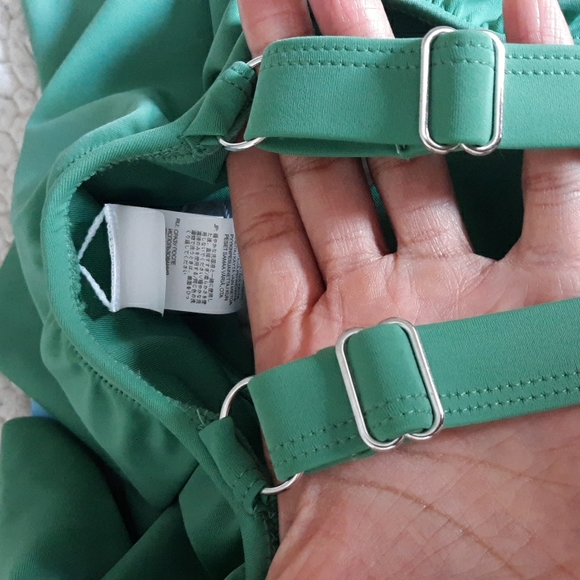 New Cupshe 0X Green Tankini Top - Picture 11 of 12